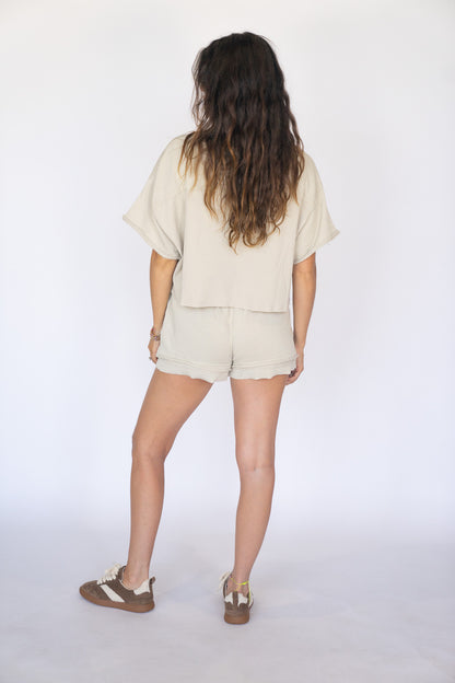 Raw Hem Oyster Set
