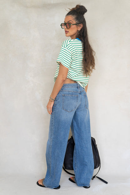 Striped Boxy Tee (New Colors)