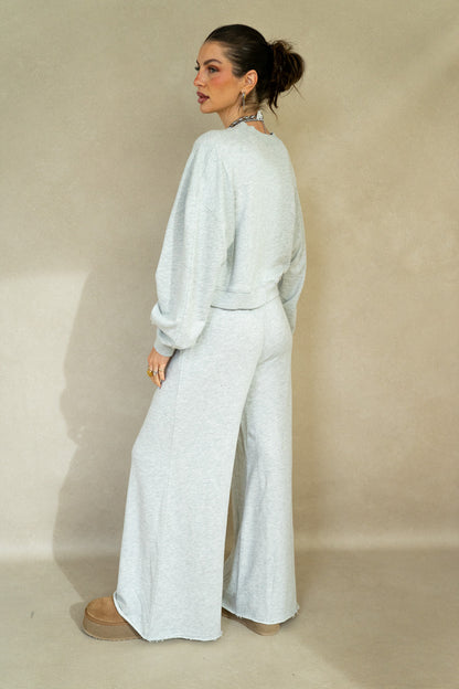 Lacey Rib Sweatshirt