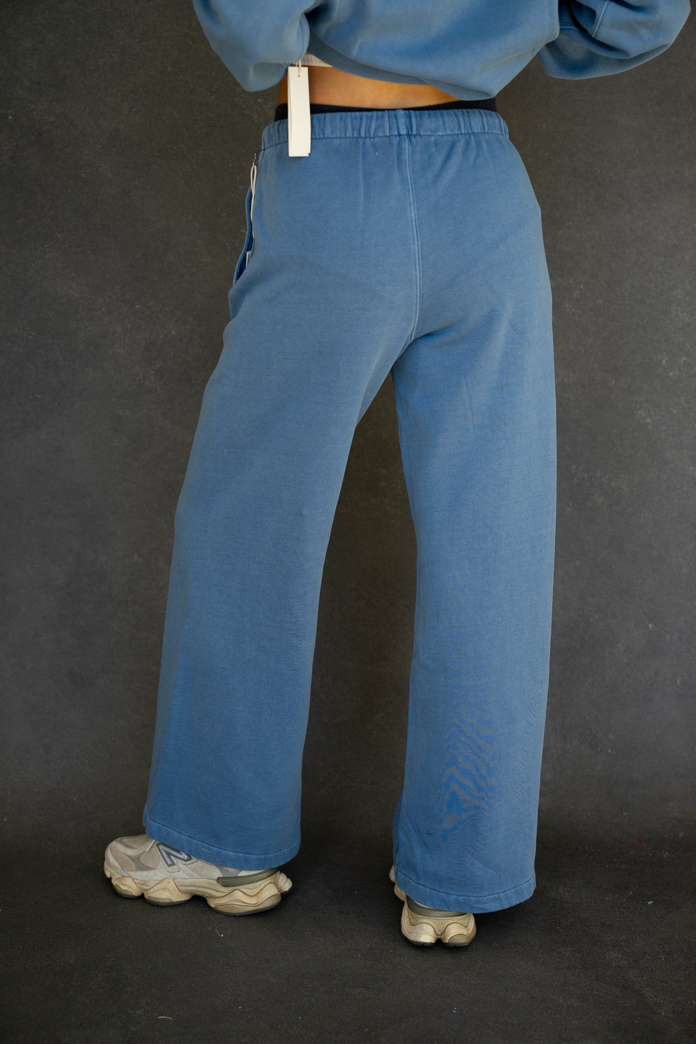 Essential Ocean Blue Cotton Sweats