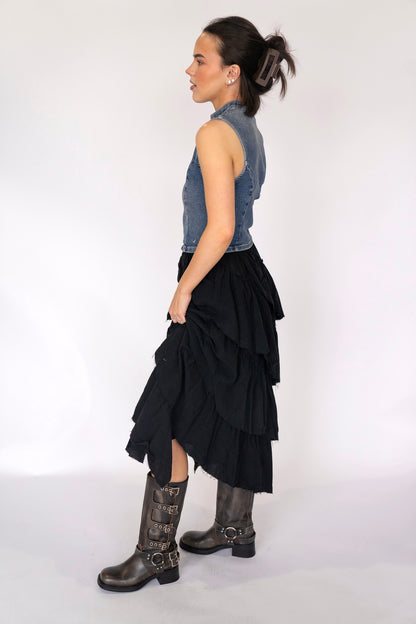 Cascade Tiered Skirt
