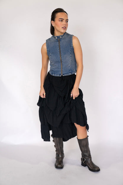 Cascade Tiered Skirt
