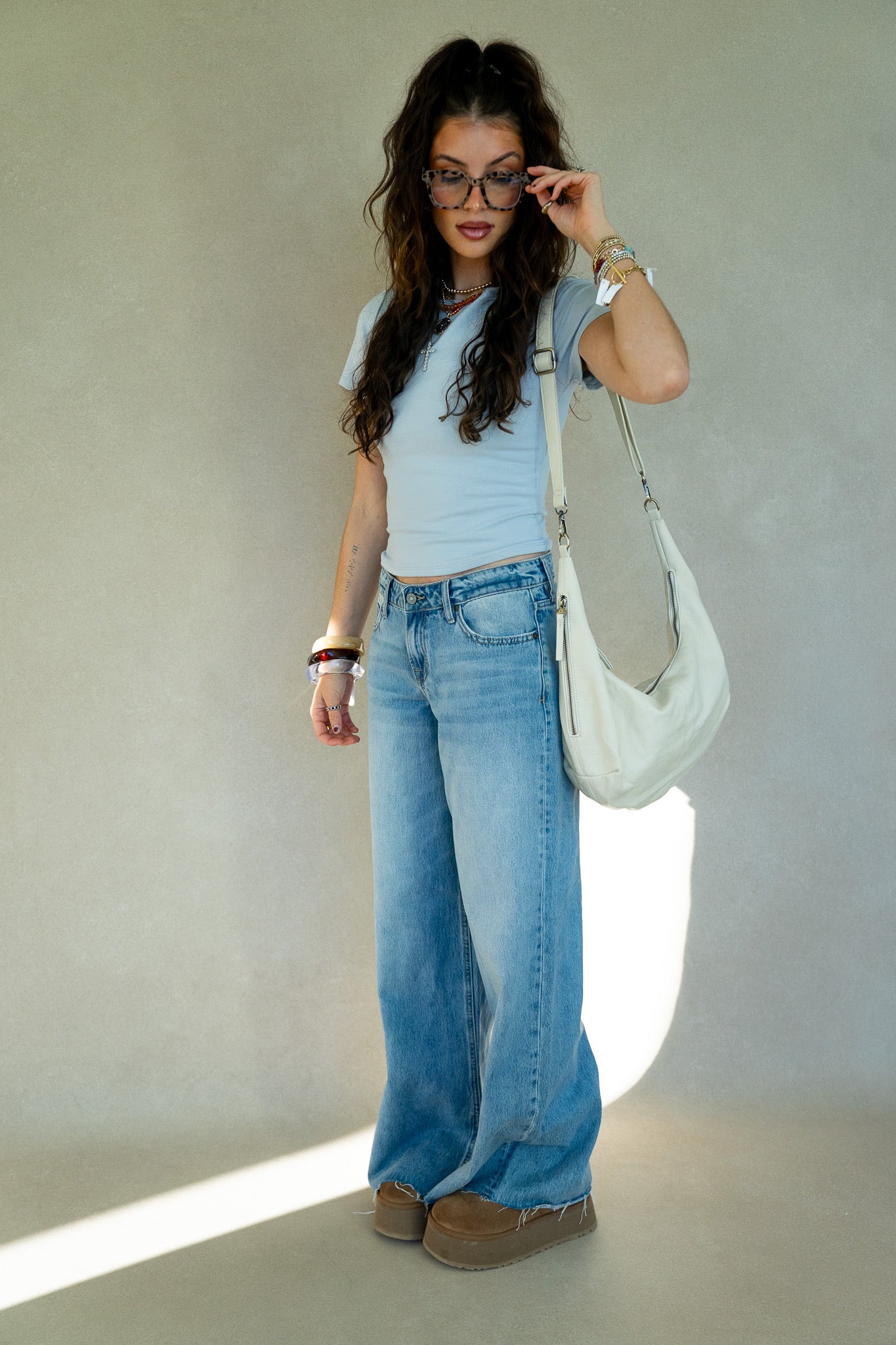 Crème Rhea Slouchy Bag