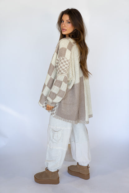 Ellie Knit Cardigan - Natural