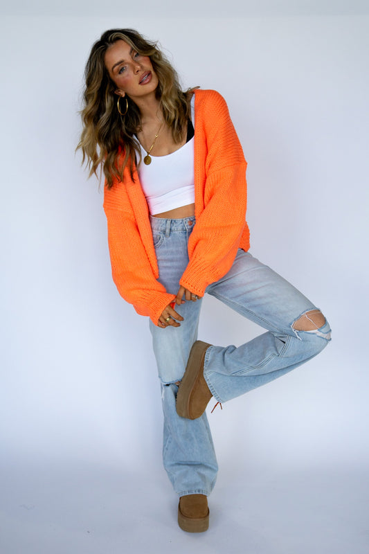 Chunky Knit Cardigan (Multiple Colors)