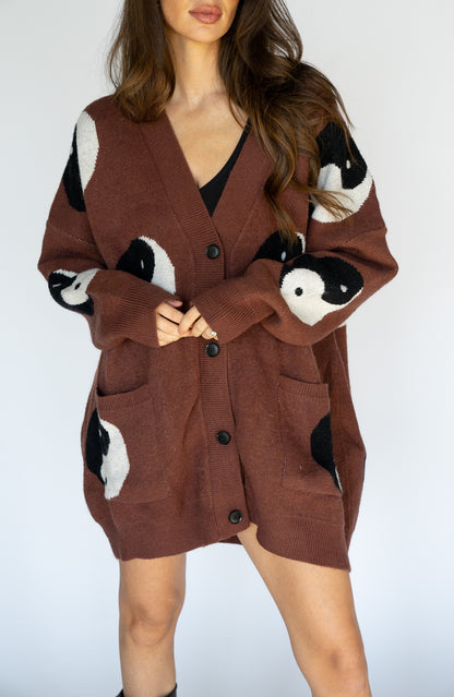 Ying Yang Cardigan