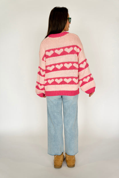 Heart Knit Sweater