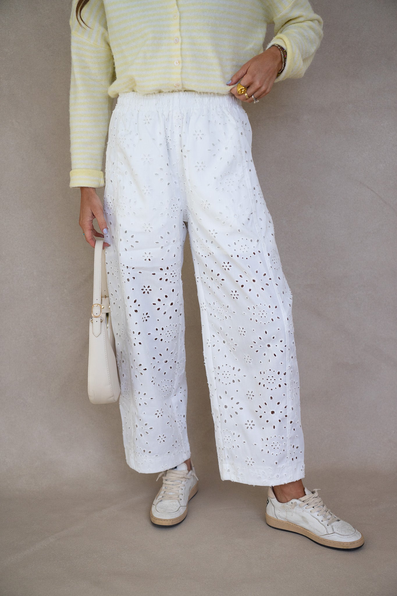 Spring Eyelet Pants
