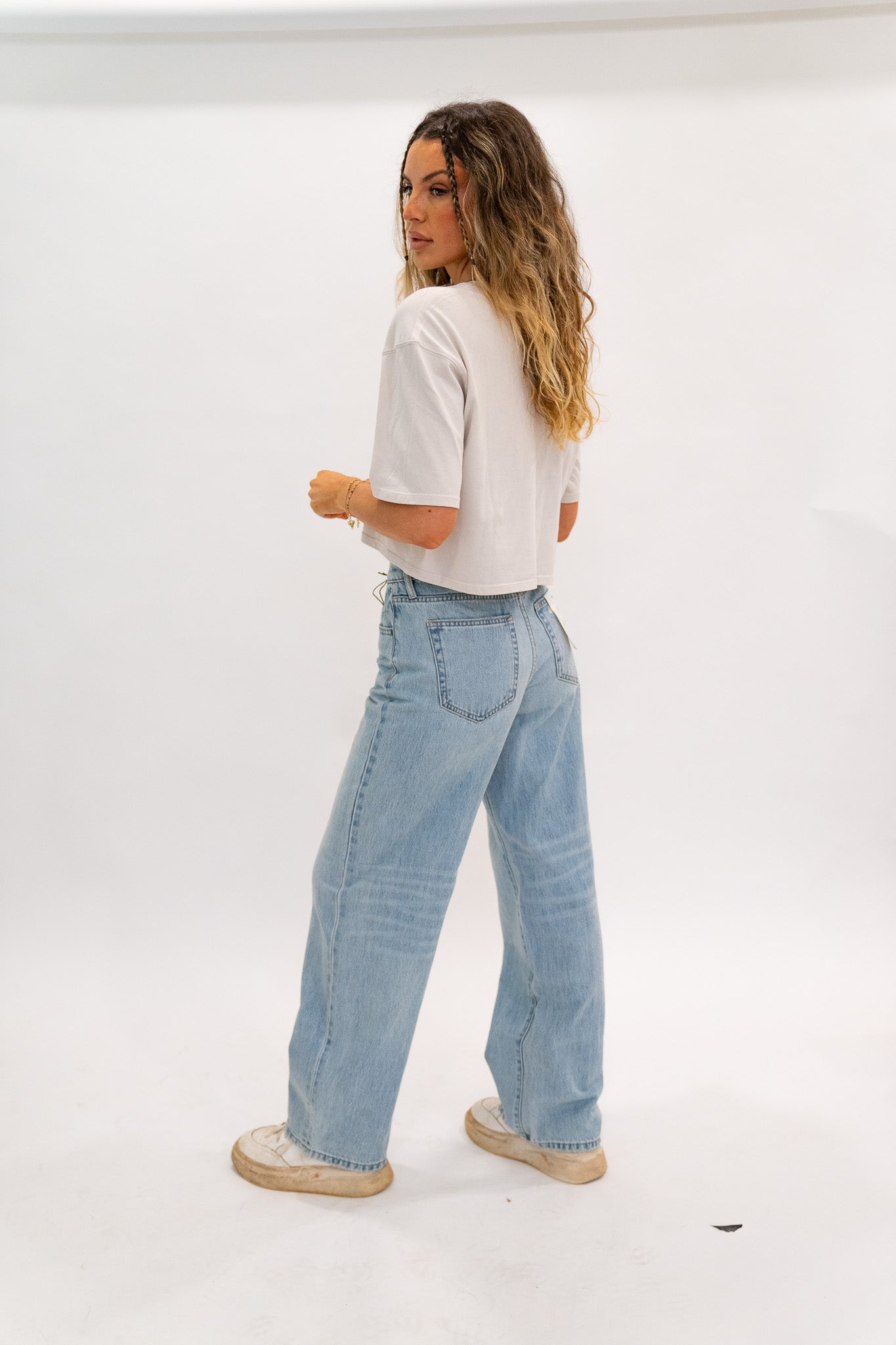 David Cropped Tee Multiple Colors)