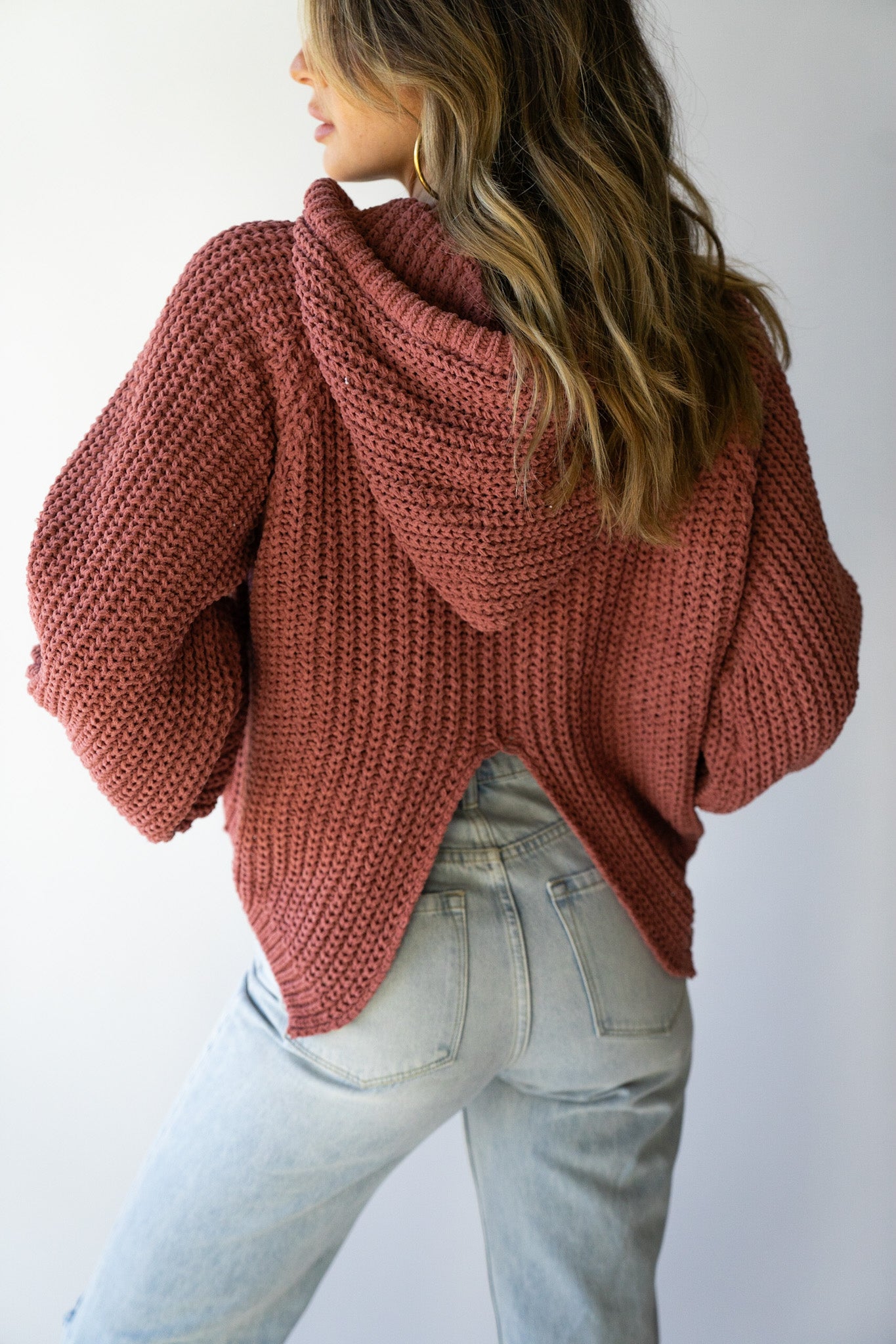 Plush Knit Hoodie (Multiple Colors)
