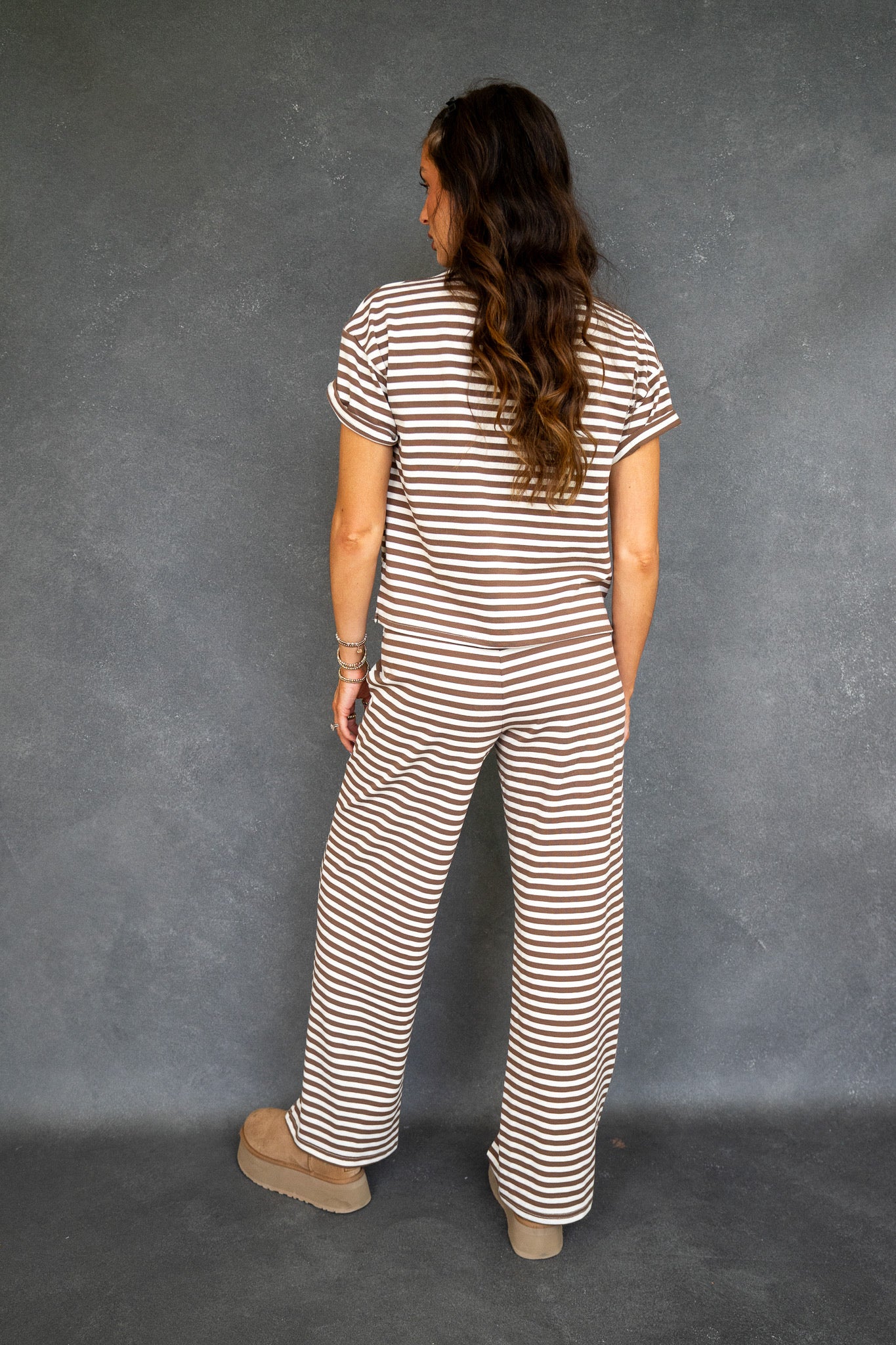 Heidi Relaxed Fit Pants - Brown