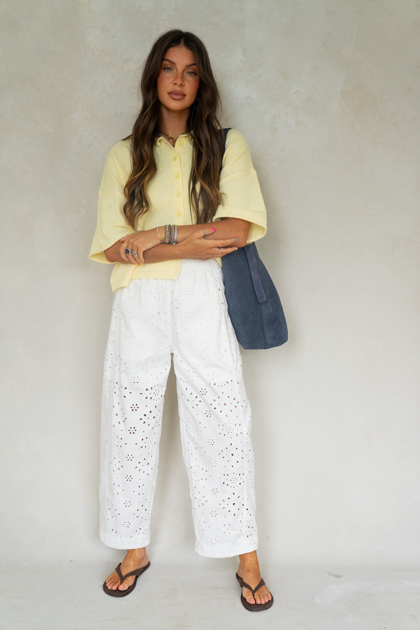 Short Sleeve Lemon Button Down