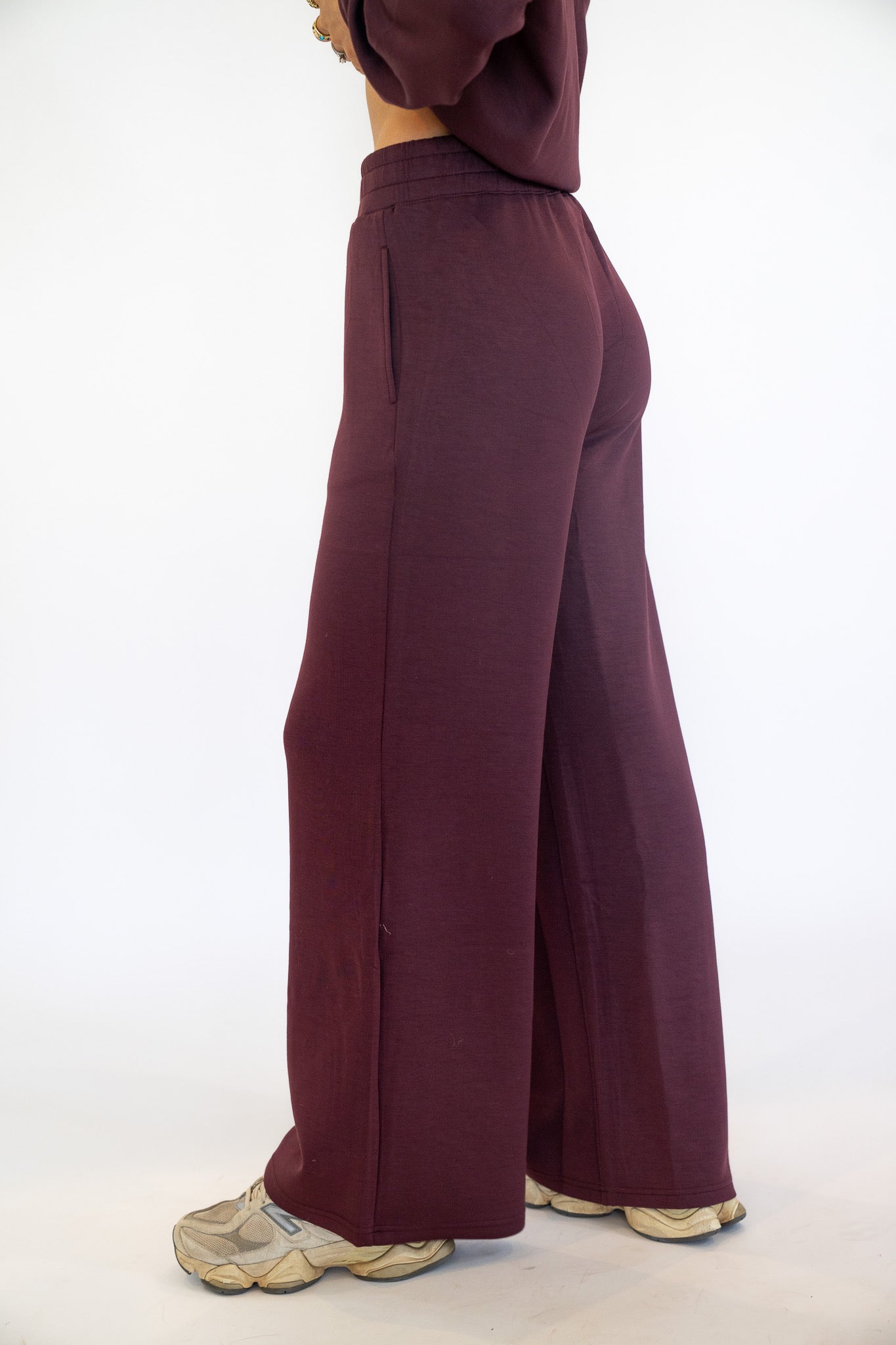 Merlot Cloud Fleece Pants