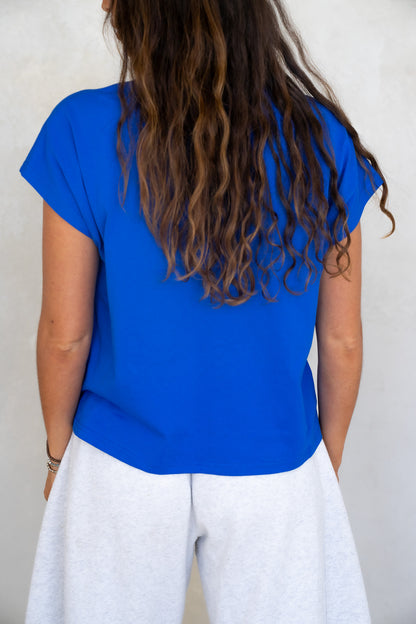 The Royal Blue Muscle Tee
