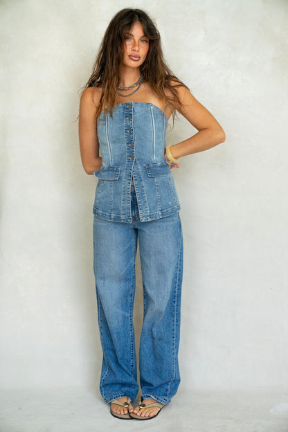 Medium Wash Corset