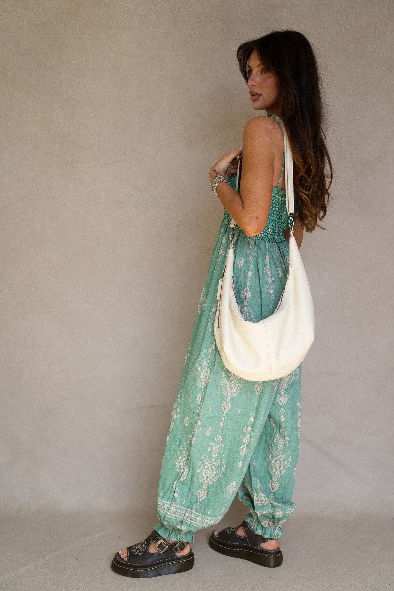 Green Bubble Jumpsuit