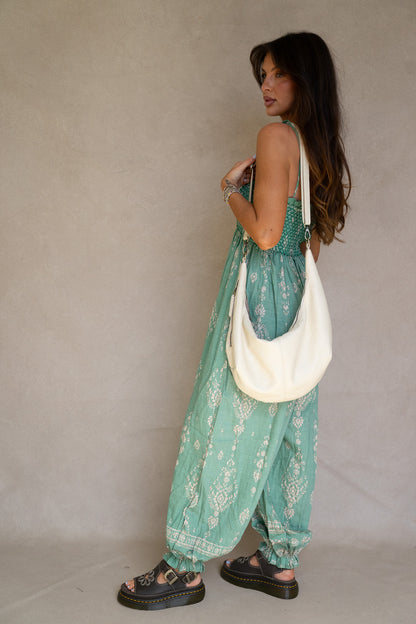 Green Bubble Jumpsuit