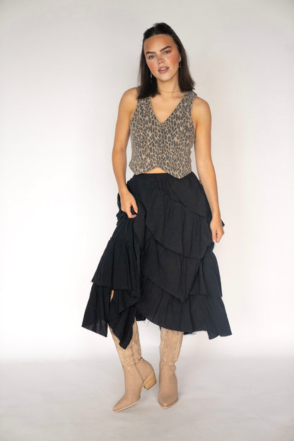 Leopard Stretch Vest