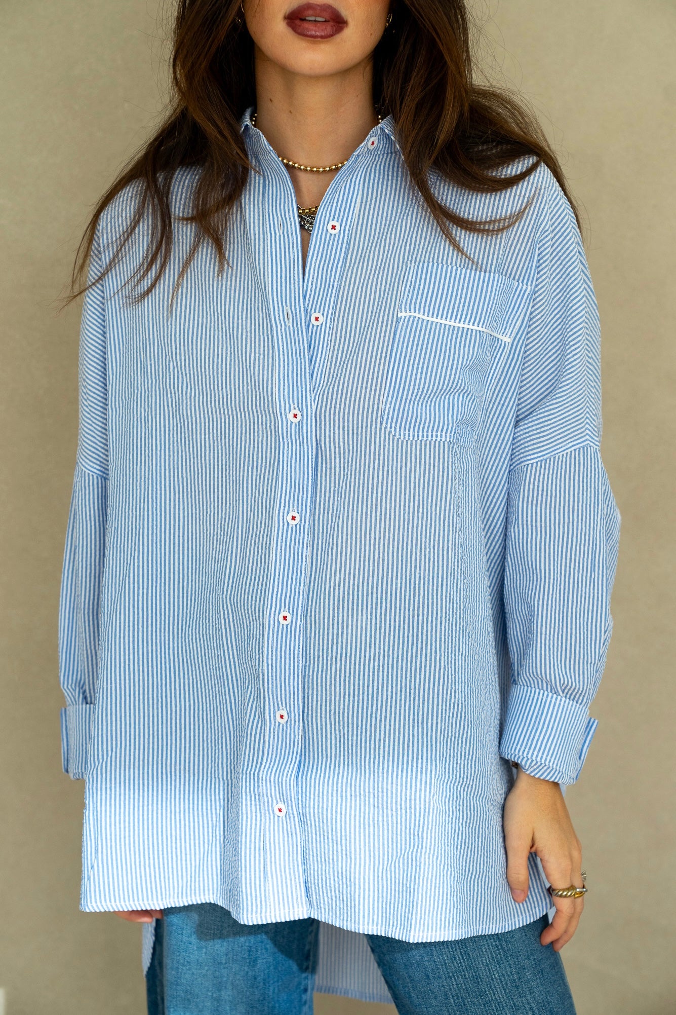 Danny Oversized Button Up