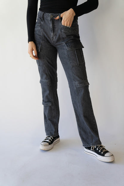 Tracey Charcoal Cargos