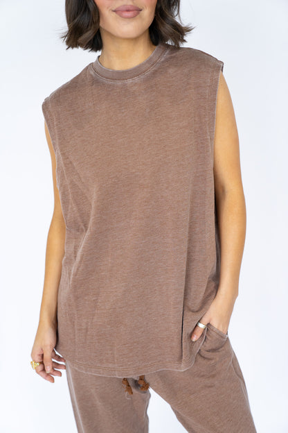 Burnout Muscle Tank (Multiple Colors)
