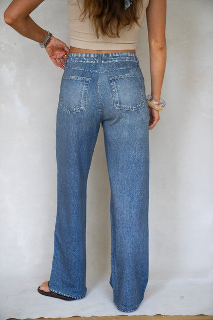 Drawstring Monday Denim
