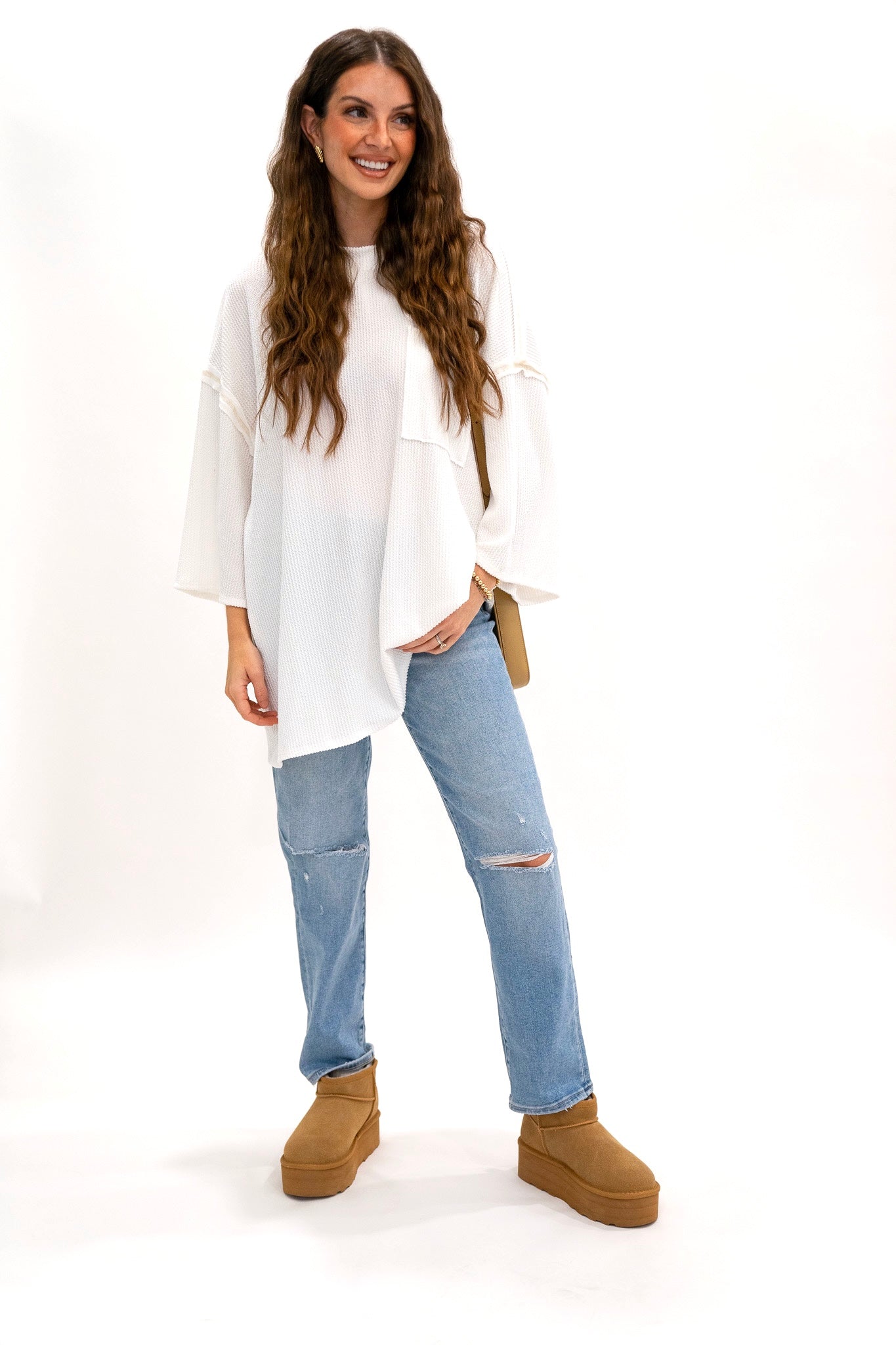 Distressed Tracey Straight Leg