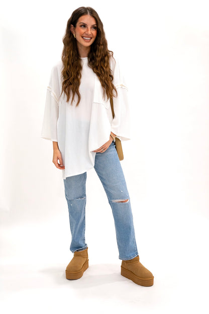 Distressed Tracey Straight Leg