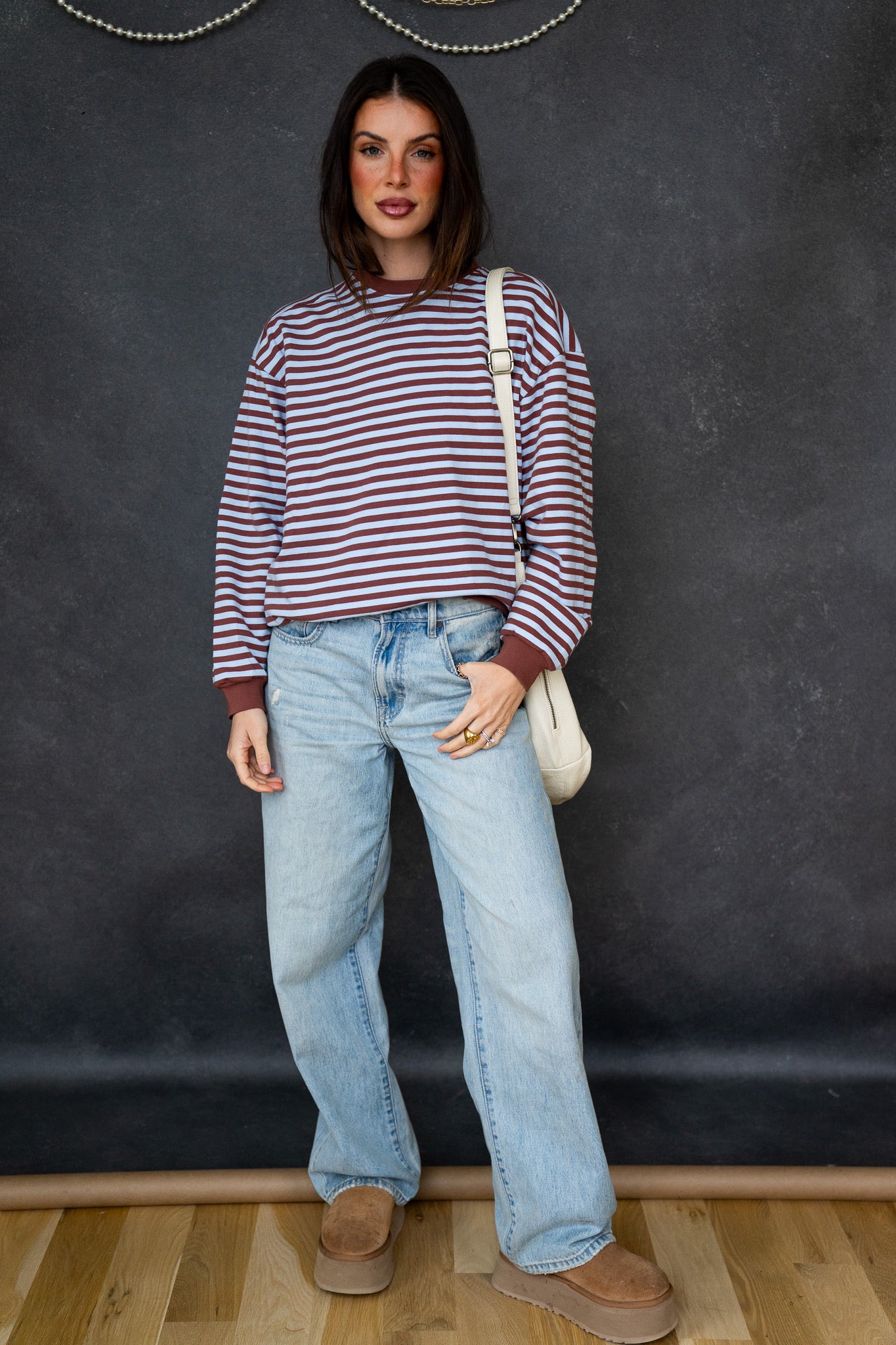 The Harbor Stripe Long Sleeve Top