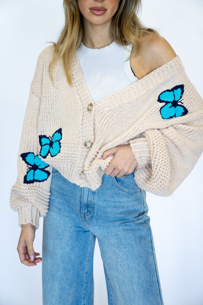 Butterfly Open Knit Sweater