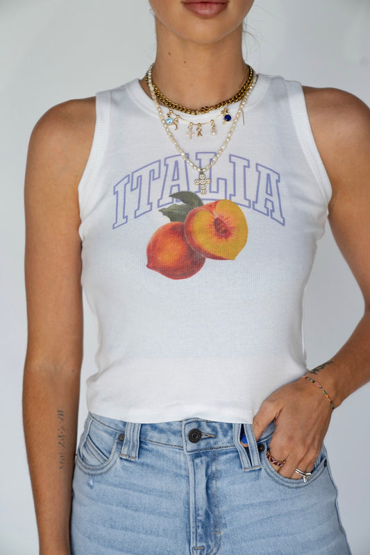 Italia Sleeveless Top