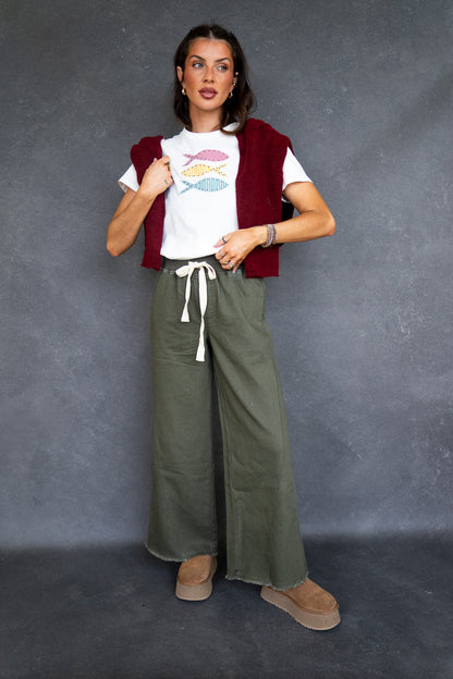 3 Fish Patchwork T-Shirt