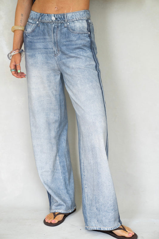Striped Monday Denim