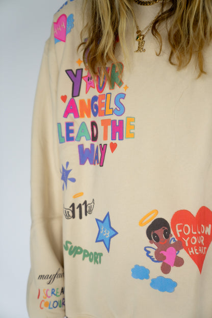 Angels All Around Crewneck