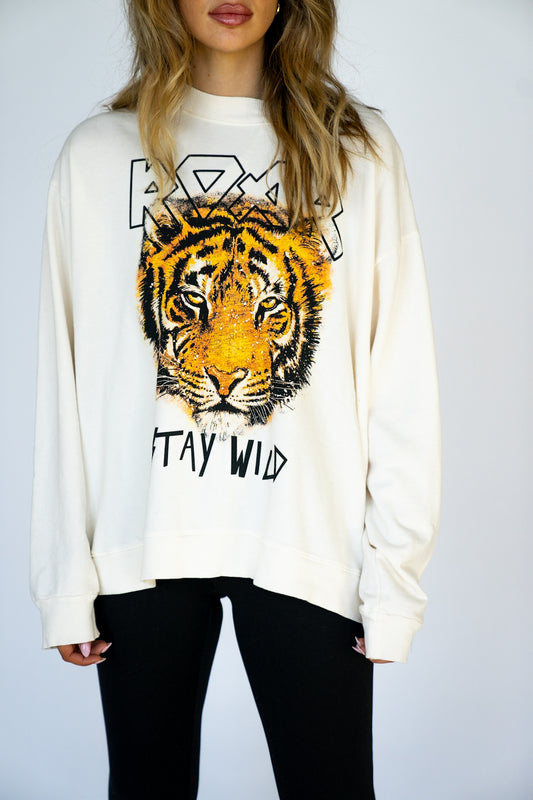 Stay Wild Oversized Sweatshirt