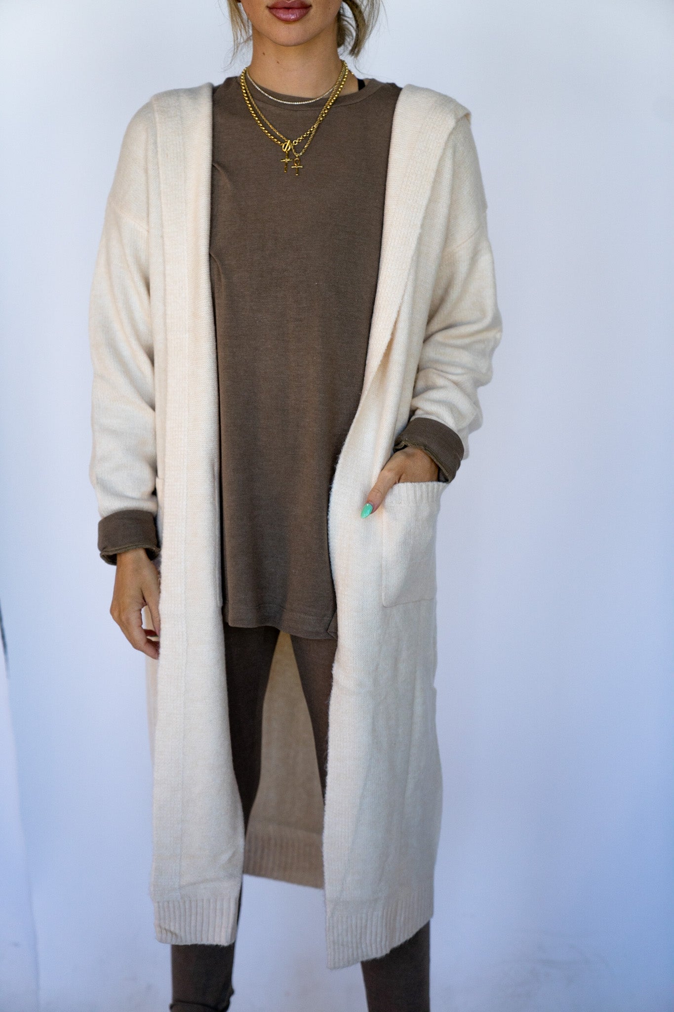 Cooper Hooded Cardigan (Multiple Colors)