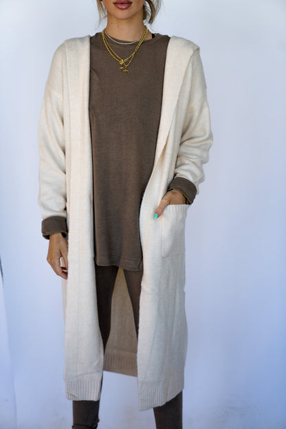 Cooper Hooded Cardigan (Multiple Colors)