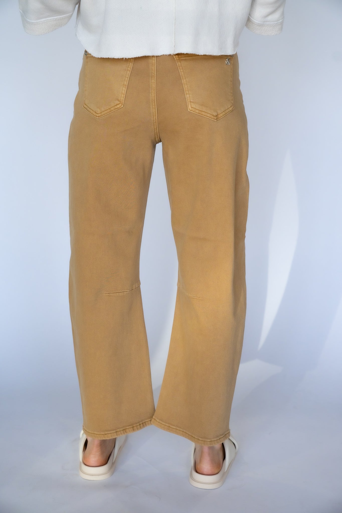 Sandy Mid Rise Barrel Jeans (Multiple Colors)
