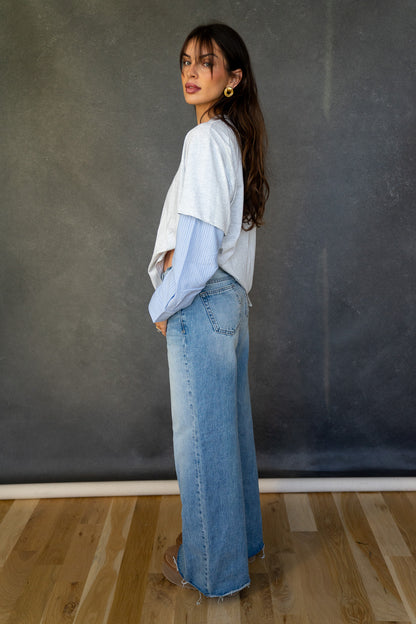 One Of The Boys Layered Tee (Multiple Colors)