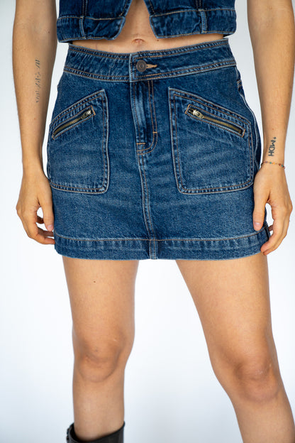 Kayla Denim Skirt