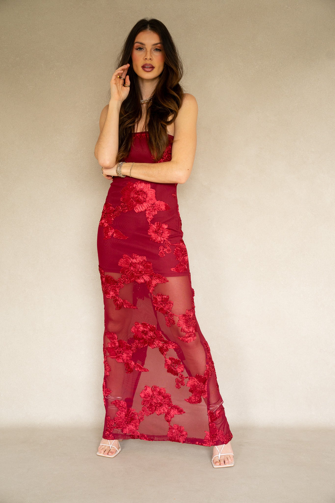 Wine Nights Dress