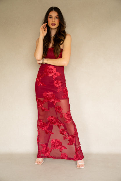 Wine Nights Dress