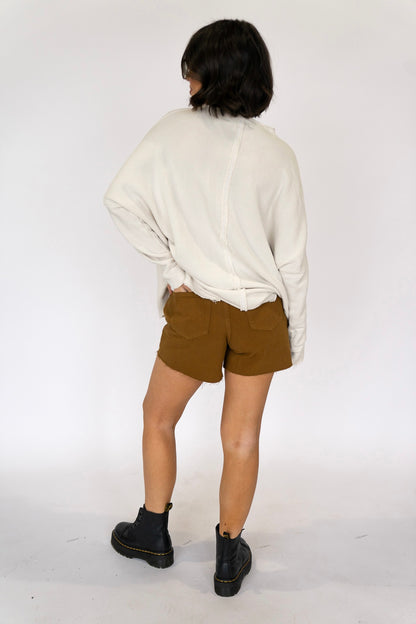 Toffee Denim Shorts