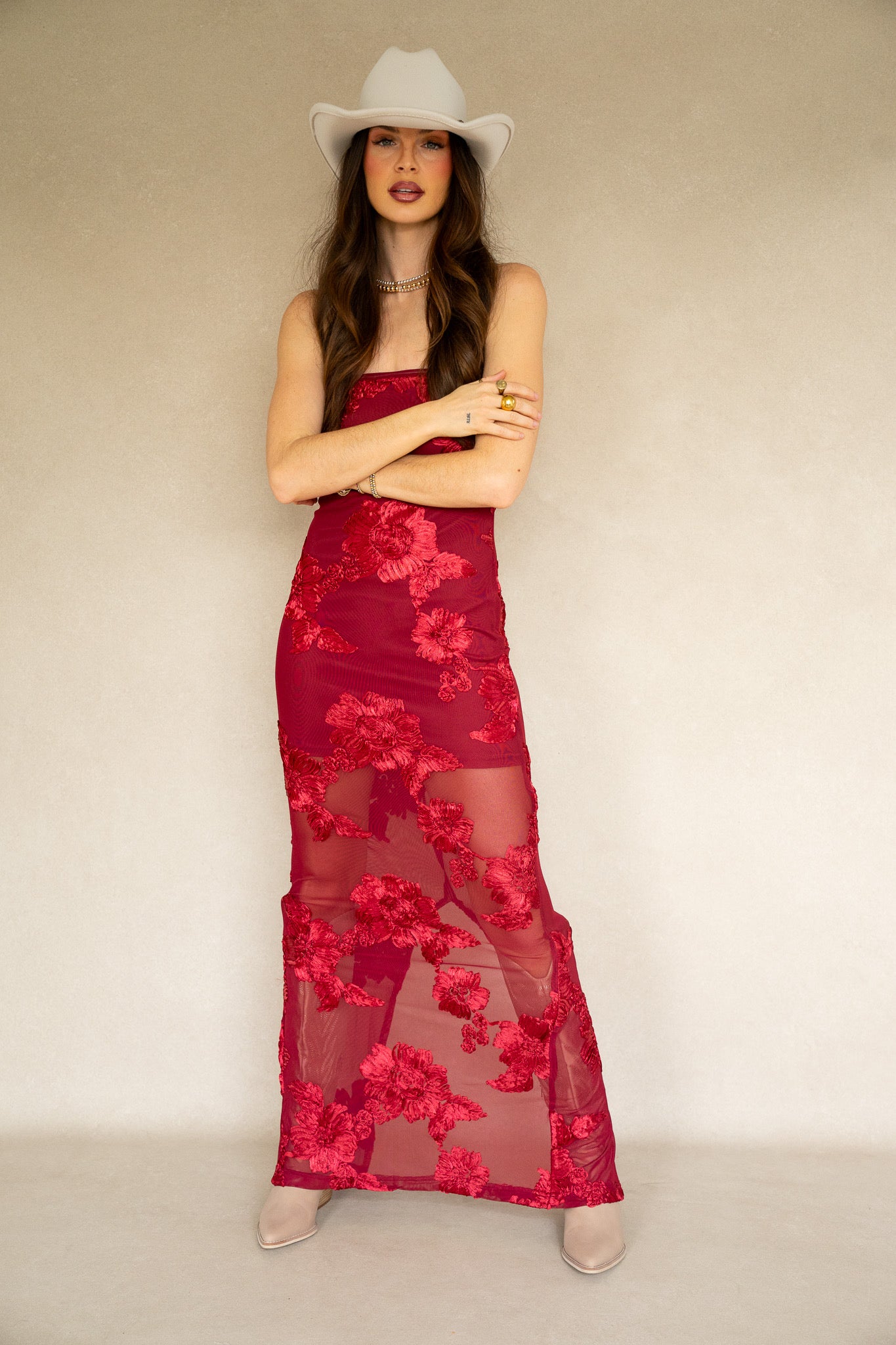 Wine Nights Dress