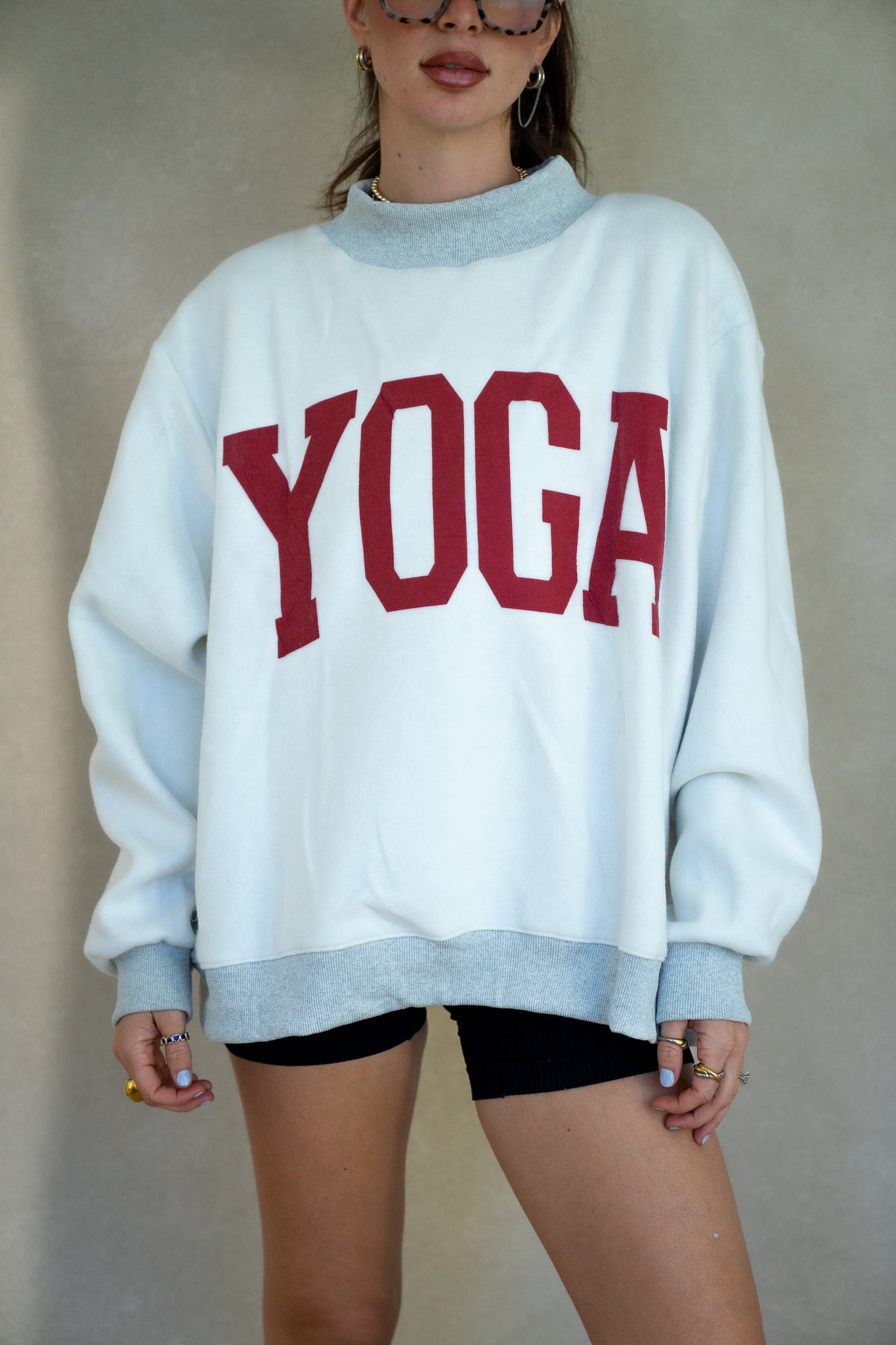 Pilates + Yoga Reversible Mock Neck