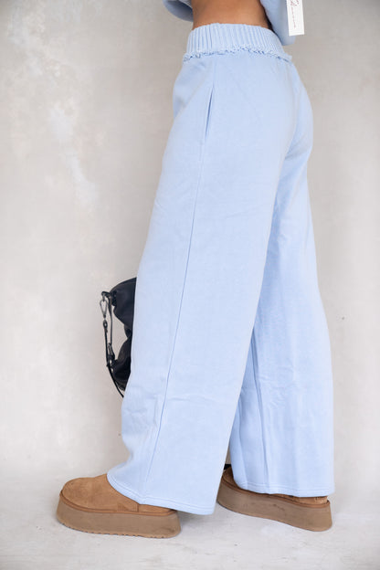 Lake Blue Wide Leg Sweats