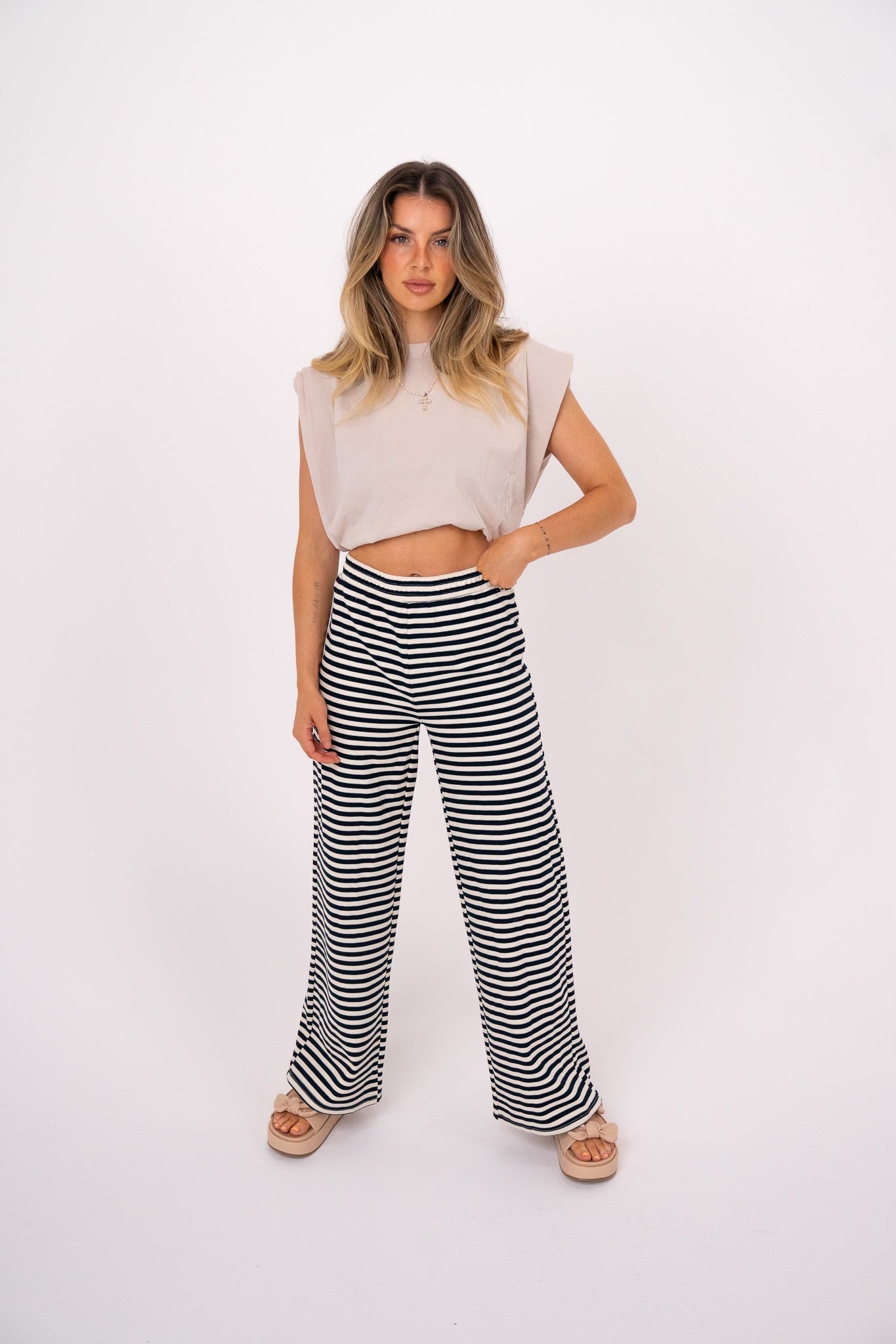 Melanie Striped Pants