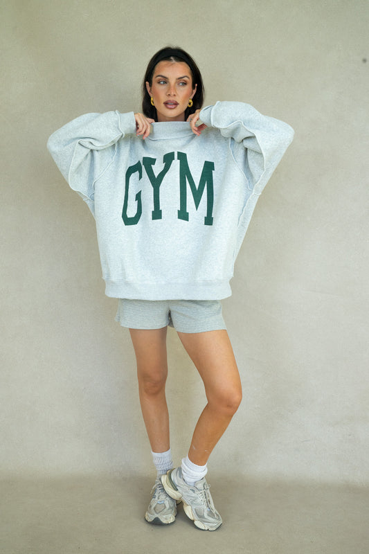 Gym/Bed Reversible Mock Neck