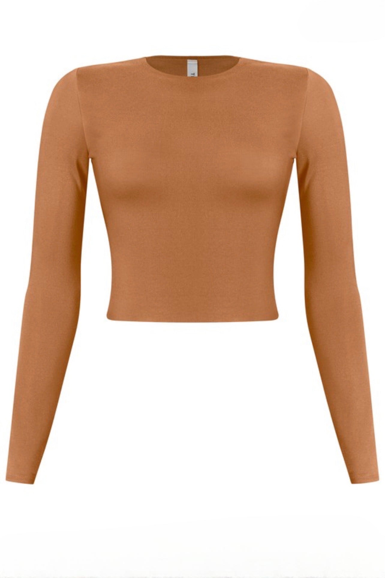 Melange Crop Long Sleeve (Multiple Colors)
