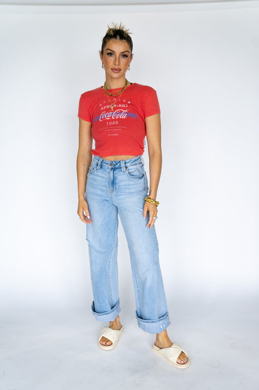 Nori High Rise Blue Jeans